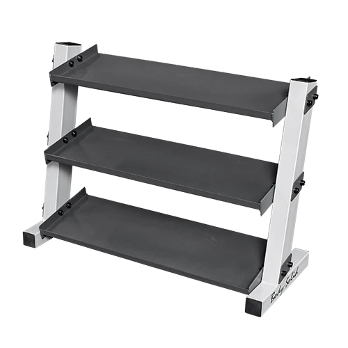 BODY SOLID 3-TIER VINYL / NEOPRENE DUMBBELL RACK