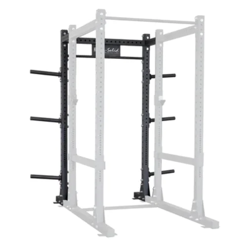 BODY SOLID COMMERCIAL POWER RACK W/ WEIGHT STORAGE